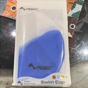 Blue Swim Cap